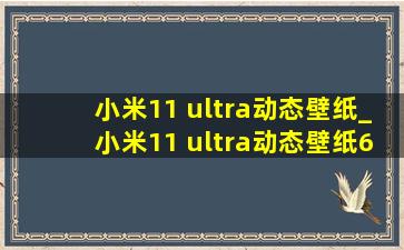 小米11 ultra动态壁纸_小米11 ultra动态壁纸60帧